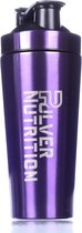 Pulver® - RVS Shakebeker - Proteïne en Eiwit Shaker & - Shake beker - BPA Vrij - 1000 ml - Shaker - Drinkfles - Paars