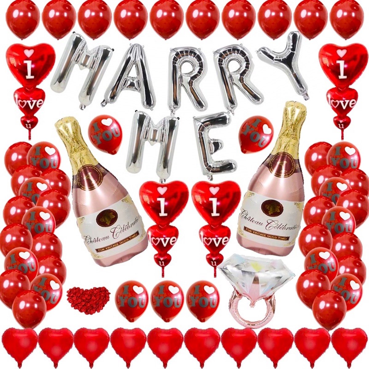 18inch I Love U Kleine letters wedding Valentijnsd
