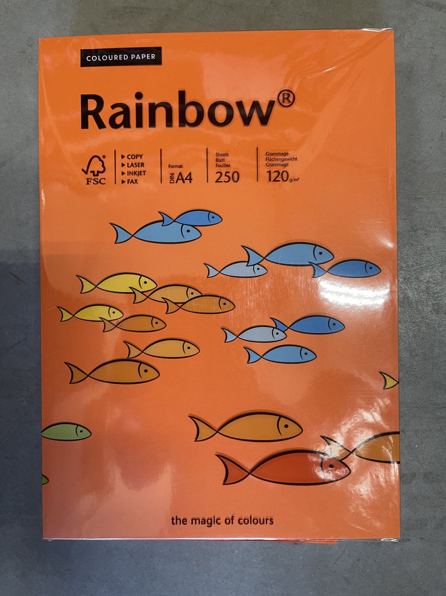 Rainbow 120gram Kl-26 Intensief oranje