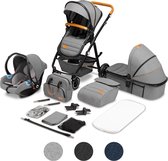 Lionelo Amber 3in1 – Kinderwagen – XXL SET – incl. autostoel – 0-22kg