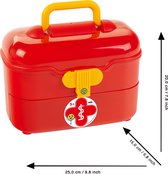 Klein Toys dokterskoffer - bloeddrukmeter, stethoscoop, thermometer, reflexhamer, injectiespuit, pincet, otoscoop, scharen, pleister - multicolor