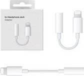 mini Jack naar Lightning adapter| Geschikt voor Apple iPhone - mini jack naar Lightning adapter - 35 mm jack audio aansluiting adapter -Ios 15