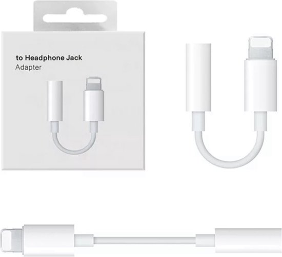 mini Jack naar Lightning adapter| Geschikt voor Apple iPhone - mini jack  naar... | bol.com