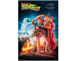 Back to the Future poster - Film - Delorean - Michael J. Fox - deel 3 - 61 x 91.5 cm