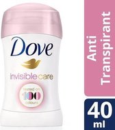 Dove Invisible Care Water Lily & Rose Deodorant - Anti-Transpirant Deodorant Stick - Antiwittestrepen - Bestverkochte Deo Stick - Deodorant Vrouw