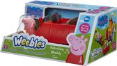 Peppa Pig Weebles - Rode auto met figuur