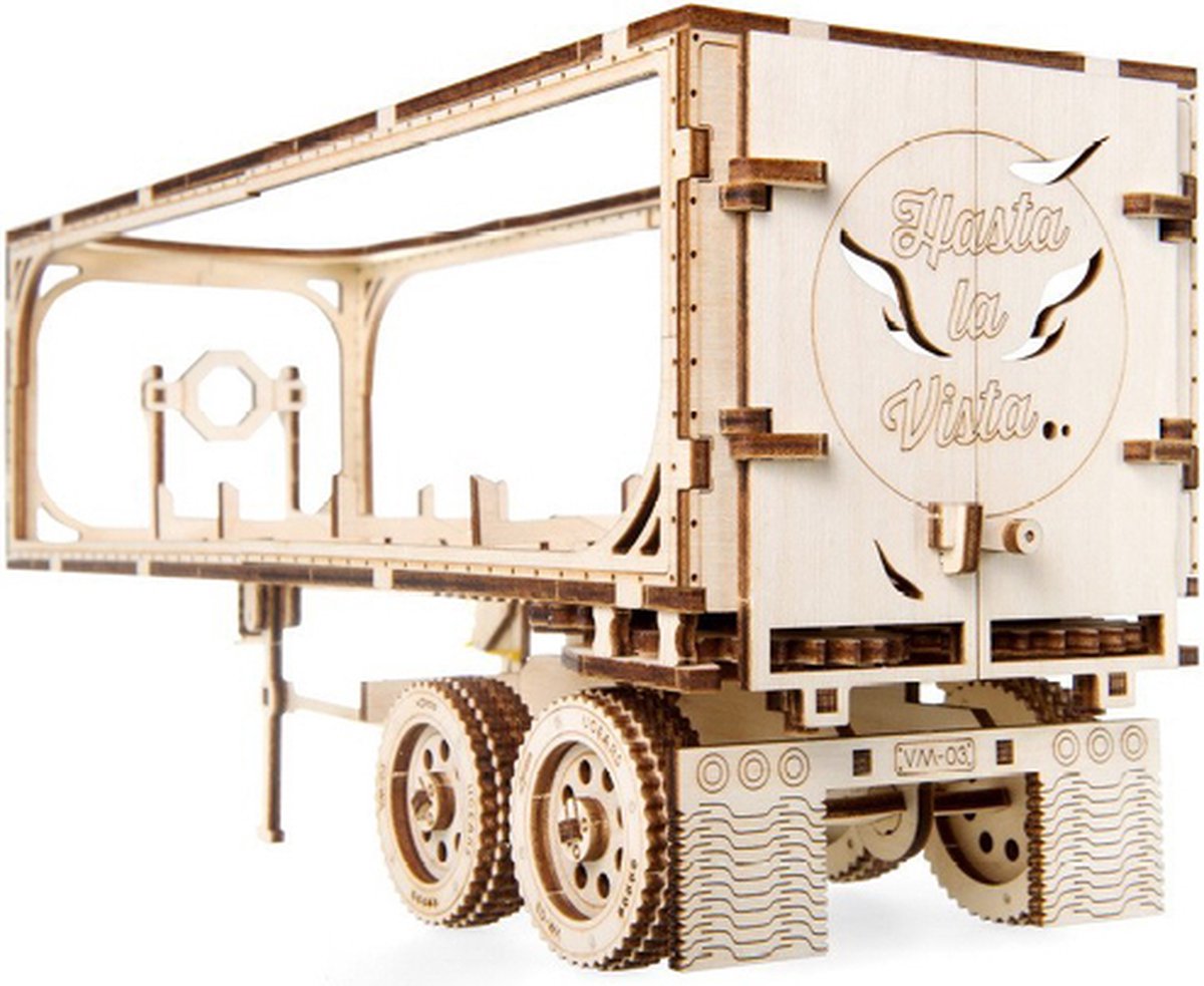 UGEARS Houten 3D Model - Aanhangwagen Voor Heavy Truck — afbeelding 13