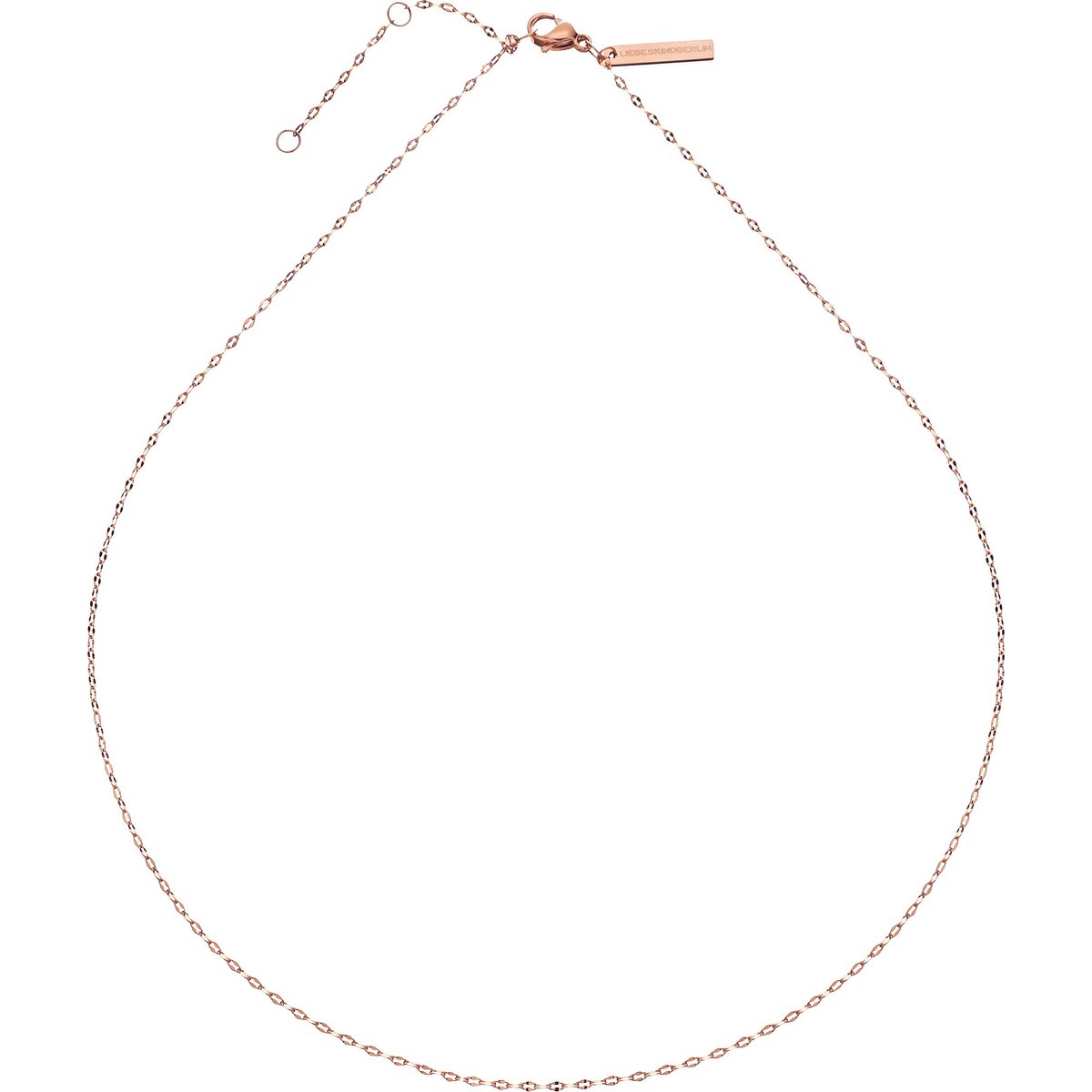 Liebeskind dames edelstalen ketting One Size Roségoud 32014938