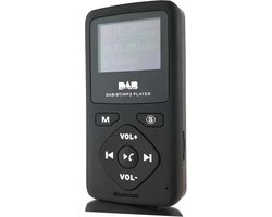 Bluetoolz® | BTP - 7 CE | pocket-radio met DAB+, FM, MP3 en Bluetooth ontvangst | 4 in 1 multi -audio system | zwart