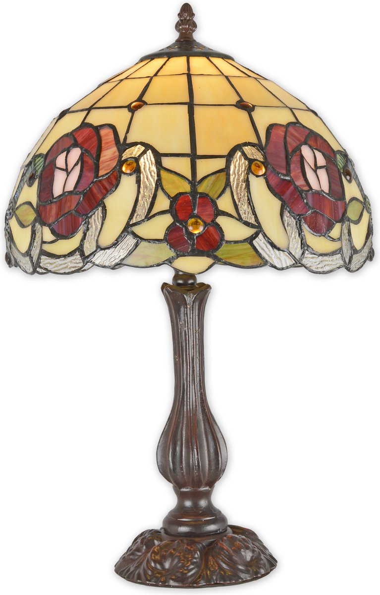 Tiffany stijl tafellamp 47,5 cm hoog