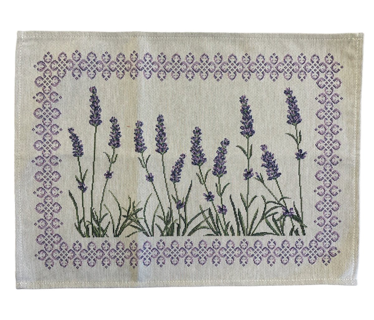 Placemat - luxe gobelinstof - Lavanda - Lavendel - 45 x 35 cm