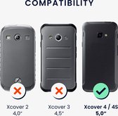 kwmobile telefoonhoesje geschikt voor Samsung Galaxy Xcover 4 / 4S - Hoesje met telefoonkoord - Back cover in transparant