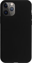 BMAX Siliconen hard case hoesje geschikt voor Apple iPhone 11 Pro / Hard cover / Beschermhoesje / Telefoonhoesje / Hard case / Telefoonbescherming - Zwart