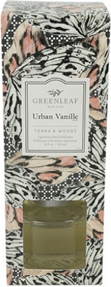 Greenleaf Geurstokjes / Reed Diffuser Urban Vanille