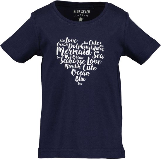 Blue Seven - Meisjes shirt - Navy - Maat 122