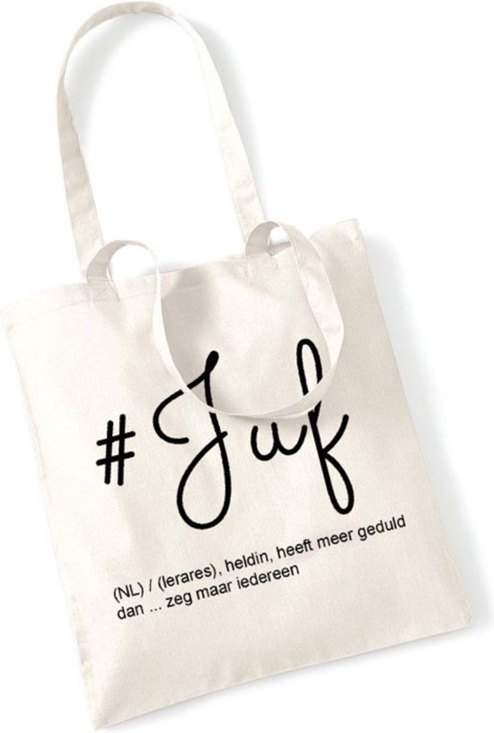 Cadeau Professeur - Tote Bag - Tote Bag - Juf