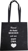 LBM Katoenen tas voor Oma - Zwart