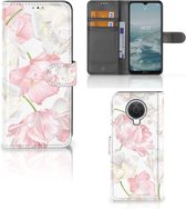 GSM Hoesje Nokia G10 | G20 Wallet Book Case Cadeau voor Mama Lovely Flowers