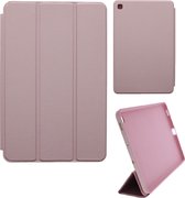 LuxeBass Samsung Galaxy Tab S6 Lite Tri-Fold - Multi-Stand Case - Smartcase - Smart Cover - Hoesje - Beschermcase - Rosé Goud