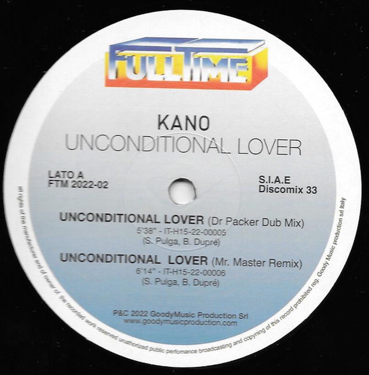 Kano – Unconditional Lover - 2022 uitgave