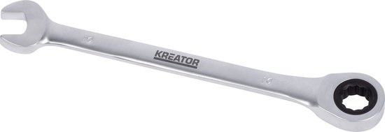 Kreator - KRT501303 - Clé polygonale - cliquet ouvert 10, 154mm