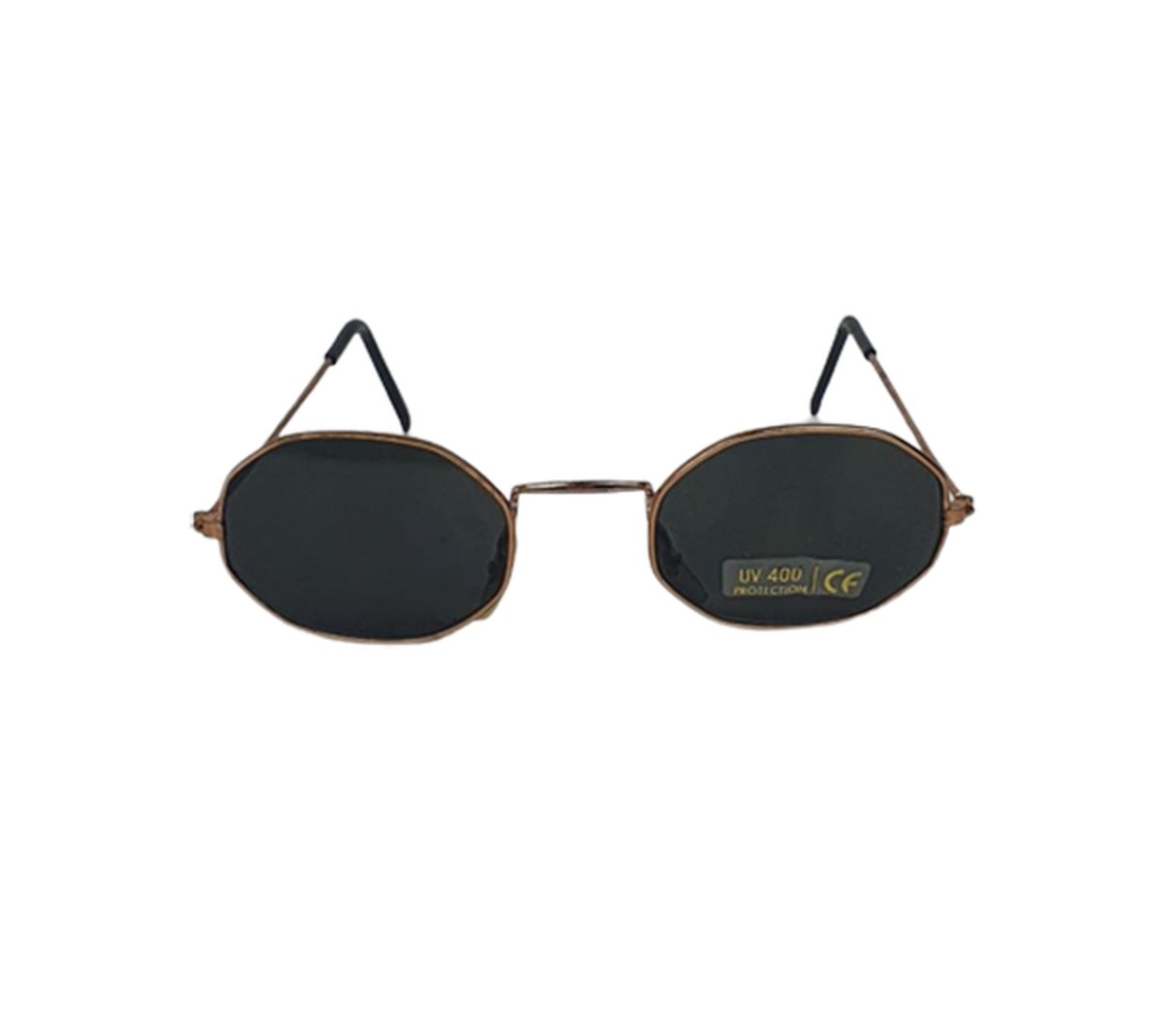 Zonnebril SUMMER - Bril - UV 400 - Rosekleurig / Zwart - Ovaal - Shades - Unisex - John Lennon - Hippie Bril