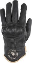 Helstons Sun Air Summer Leather Black Beige Gloves T12 - Maat T12 - Handschoen