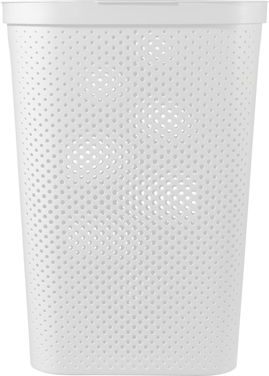 Curver Infinity Recycled Dots Wasmand met deksel - 60L - Antraciet