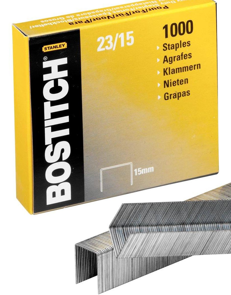 Stanley Bostitch - nieten 23/15 - 1000 stuk