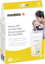 Medela Pump & Save 50 Sachets pour Lait Maternel 180ml - Sachets de Conservation du Lait Maternel pour l'Allaitement