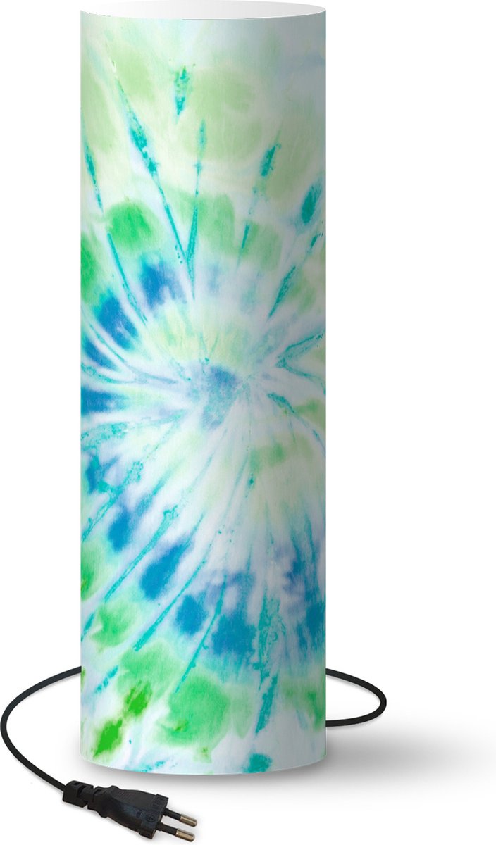 Lamptiger Tafellamp - Tie Dye - Ø 19 Cm - E14 - Multicolor
