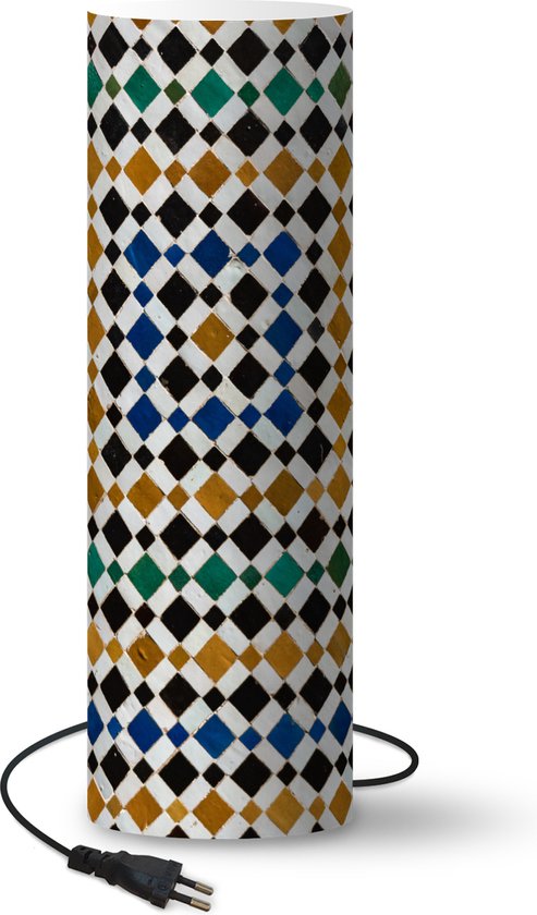 Lampe Mosaïque Orientale Turque | Faite Main | Multi-Couleur | Modèle Arc | Lampe De Table 42 Cm | Éclairage Déco Authentique - 8