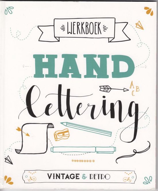 handlettering werkboek - vintage & retro