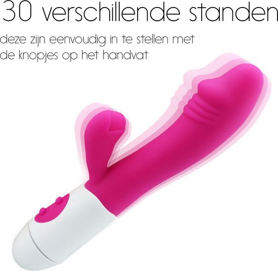 Eldur® Tarzan Vibrator - 30 Standen - Stil & Discreet - Seksspeeltjes - Vibrators voor Vrouwen - Clitoris & G-spot Stimulator - Dildo - Sex Toys