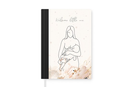 Carnet - Cahier d'écriture - Maman - Bébé - Bienvenue petit - Citations - Proverbes - Carnet - Format A5 - Bloc-notes