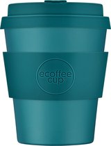 Ecoffee Cup Bay of Fires PLA - Tasse à café à Go 250 ml - Petrol Siliconen