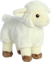 Pluche dieren knuffels schaap/lammetje van 20 cm - Knuffeldieren schapen speelgoed