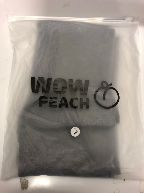 Wow Peach - Stretch Fitness & Yoga Legging - Butt-lift - Sportlegging - Work Out - Squat proof - High Waist - Comfort - Dark Grey - Size: Small van Wow Peach — afbeelding 3