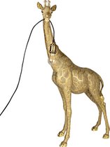 Lamp - Giraf - Goud - Design Dierenlamp binnen - 103cm - XXL - Giraffe Vloerlamp