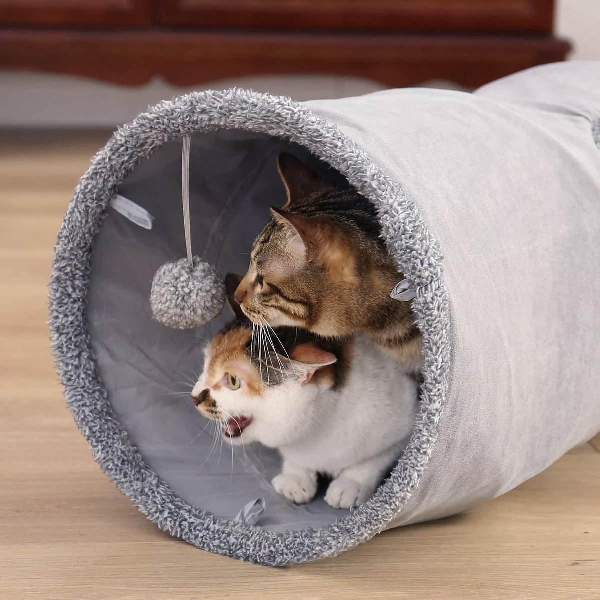 JanYoo Kattentunnel Konijnentunnel voor Indoor Speeltunnel, Pluche JanYoo Kattentunnel Konijnentunnel voor Indoor Speeltunnel, Pluche