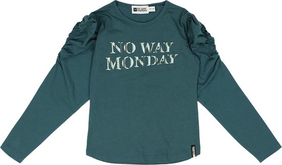 No Way Monday U-GIRLS Meisjes T-shirt - Maat 152