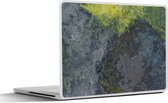 Laptop sticker - 15.6 inch - Roest - Natuursteen - Steen - Industrieel - 36x27,5cm - Laptopstickers - Laptop skin - Cover