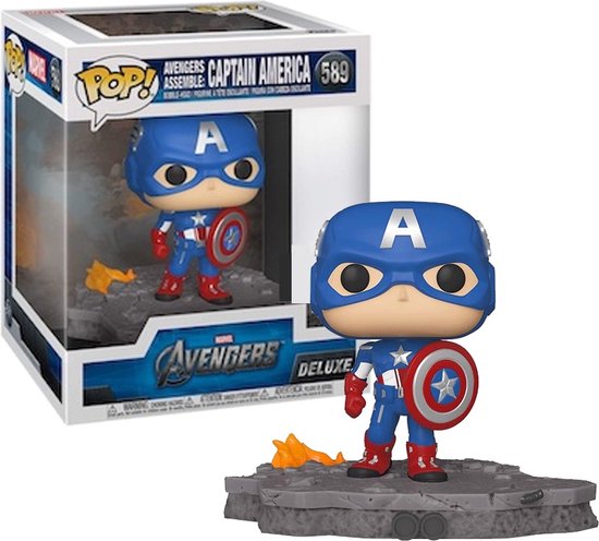 Foto: Funko captain america funko pop deluxe avengers assemble figuur