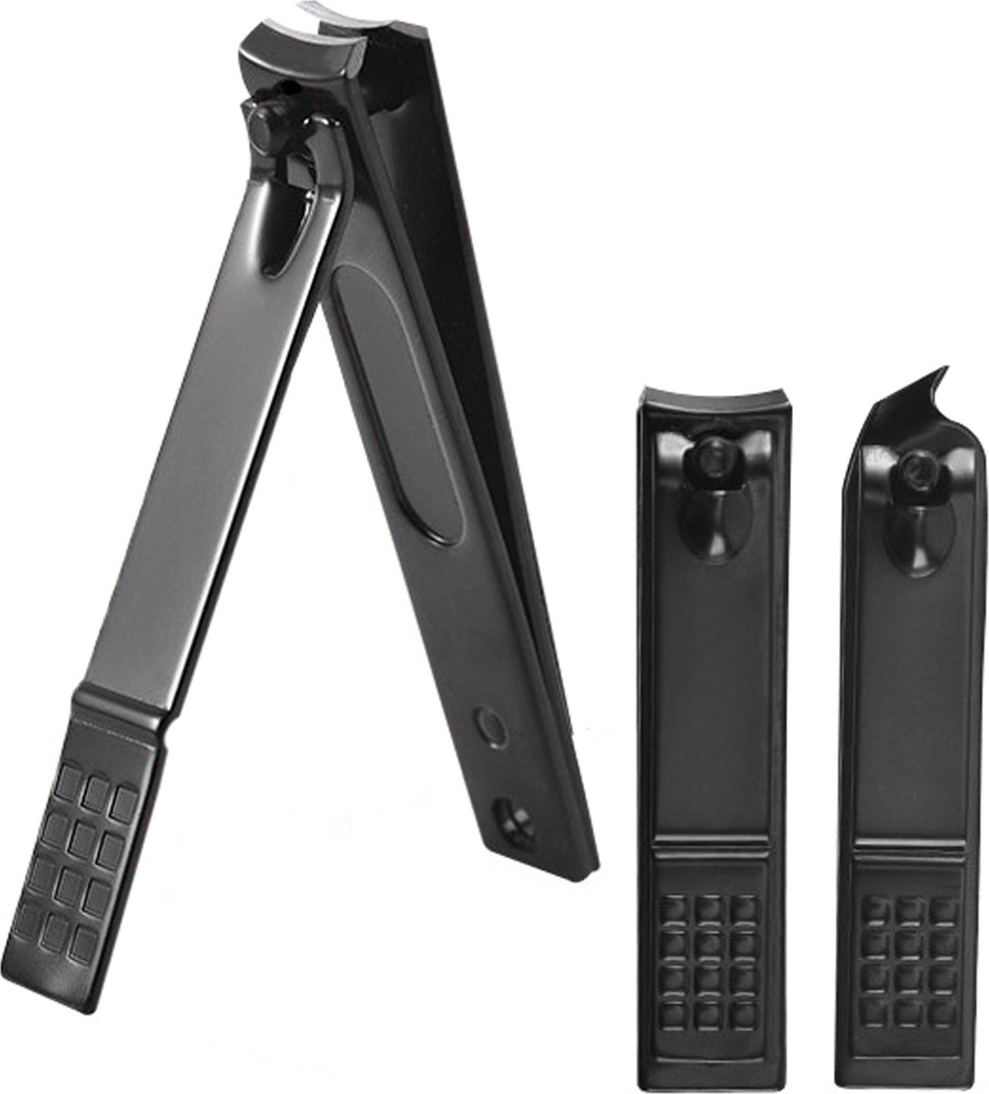 Nagelknipper set - 3-delig - zwart