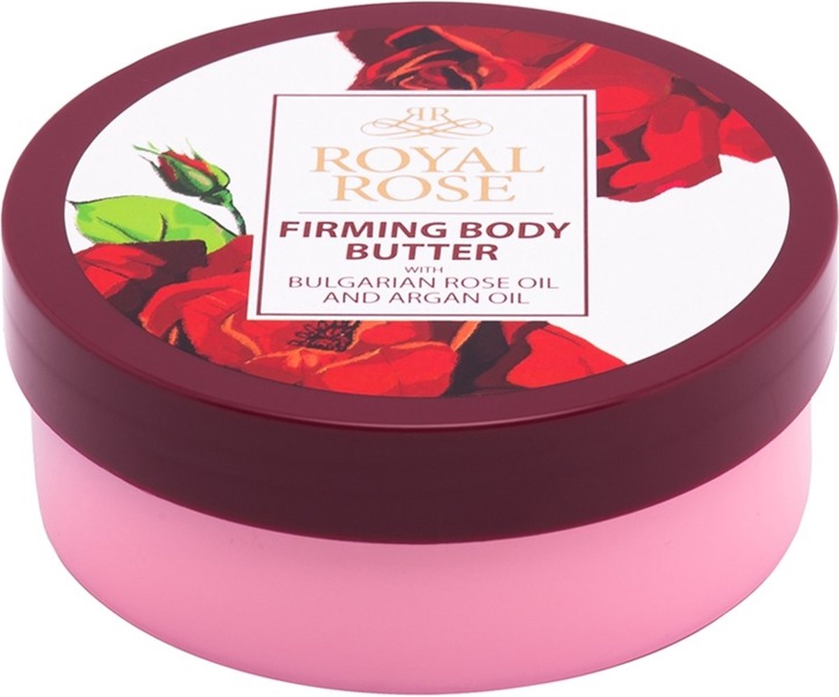 Royal Rose heerlijke zachte verkoelende lichaam boter/crème. (ondersteund zichtbare rimpels met 80 %)