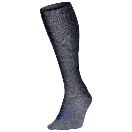 STOX Energy Socks - Chaussettes de voyage homme - Chaussettes de compression premium - Chaussettes pour les voyages - Anti TVP - Thrombose du voyageur - Jambes moins gonflées et moins fatiguées