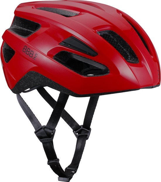 BBB Cycling Kite 2.0 Racefiets Helm - Mountainbike Helm - Wielrenhelm - Sporthelm - Glanzend Rood - Maat M - BHE-29B