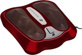 Malatec Shiatsu Voetmassageapparaat massage apparaat - met 18 verwarmde massagekoppen - infrarood therapie - rood - bevordert de bloedsomloop