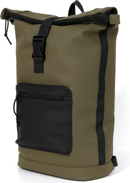 Norlander Rolltop Rugzak 36L - Waterdichte Fietsrugzak - Met laptopvak - Olive - Fietstas - Rugtas - Reistas