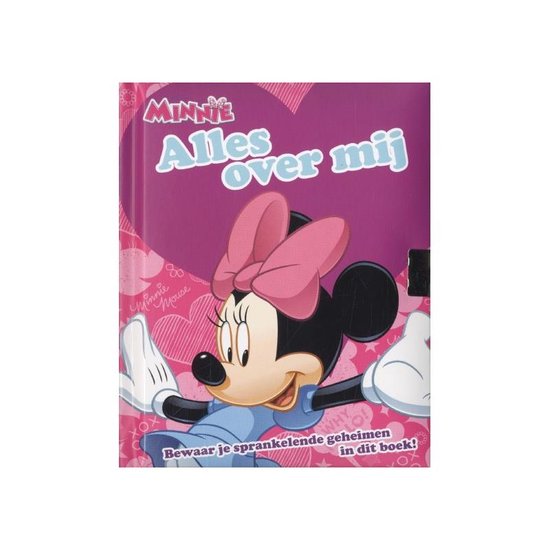 Disney Minnie Mouse boek vol geheimen - dagboek met slotje - sleuteltje